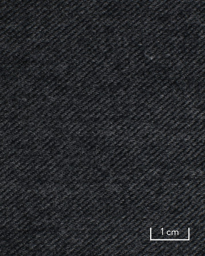 Dark Grey Cotton Twill shirt fabric by Canclini