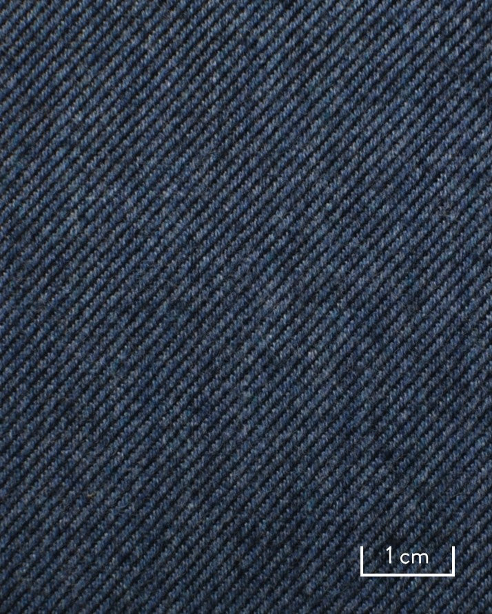 Canclini Dark Blue Brushed Cotton Twill