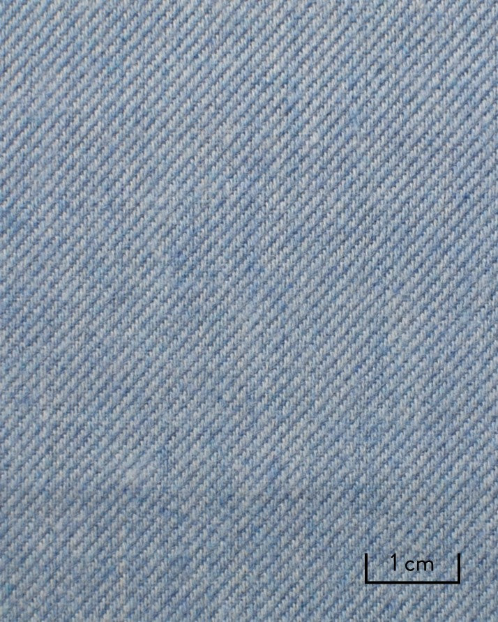 Light Blue Brushed Cotton Twill shirt fabric by Canclini