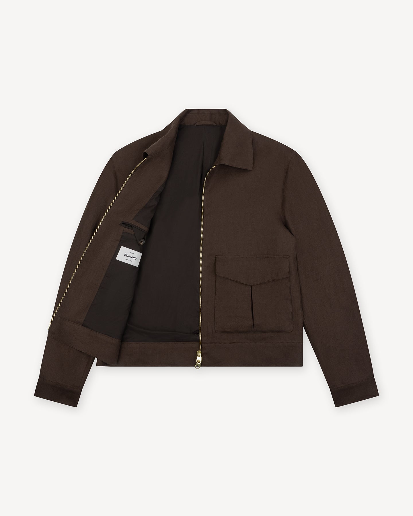 Brown Flight Jacket fully lined