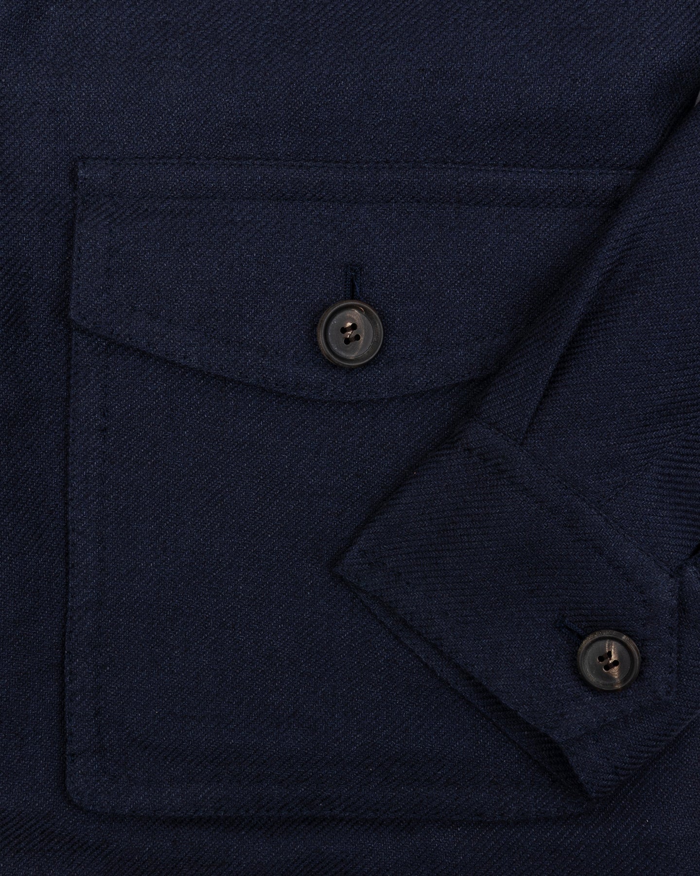 Navy safari jacket with bellow pockets
