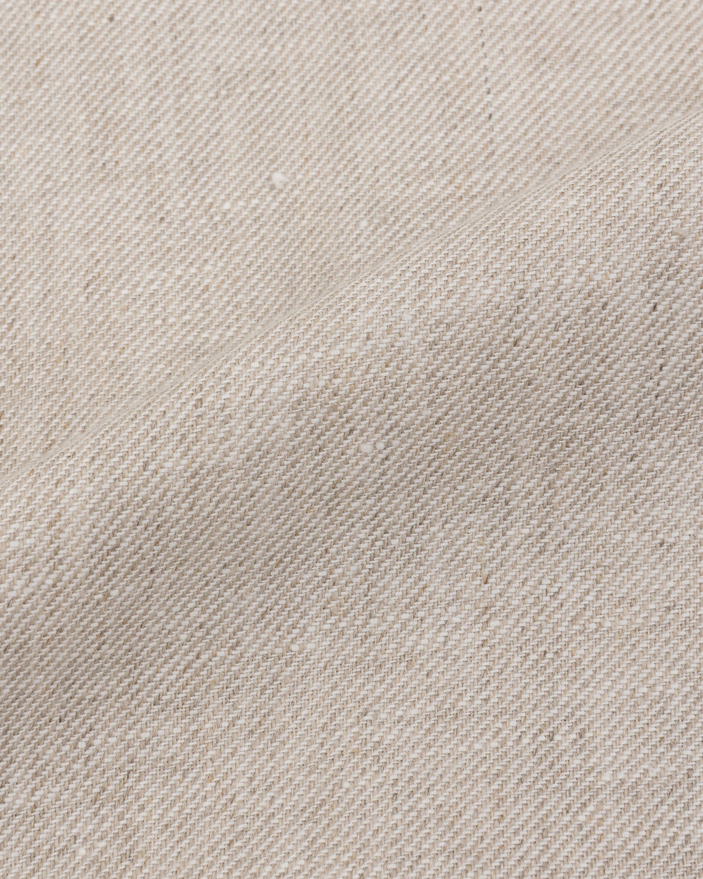 Oatmeal Irish linen twill fabric