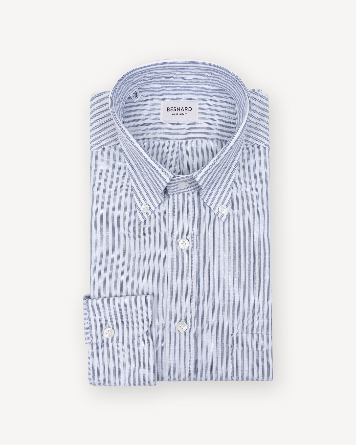 Blue University Stripe OCBD Shirt