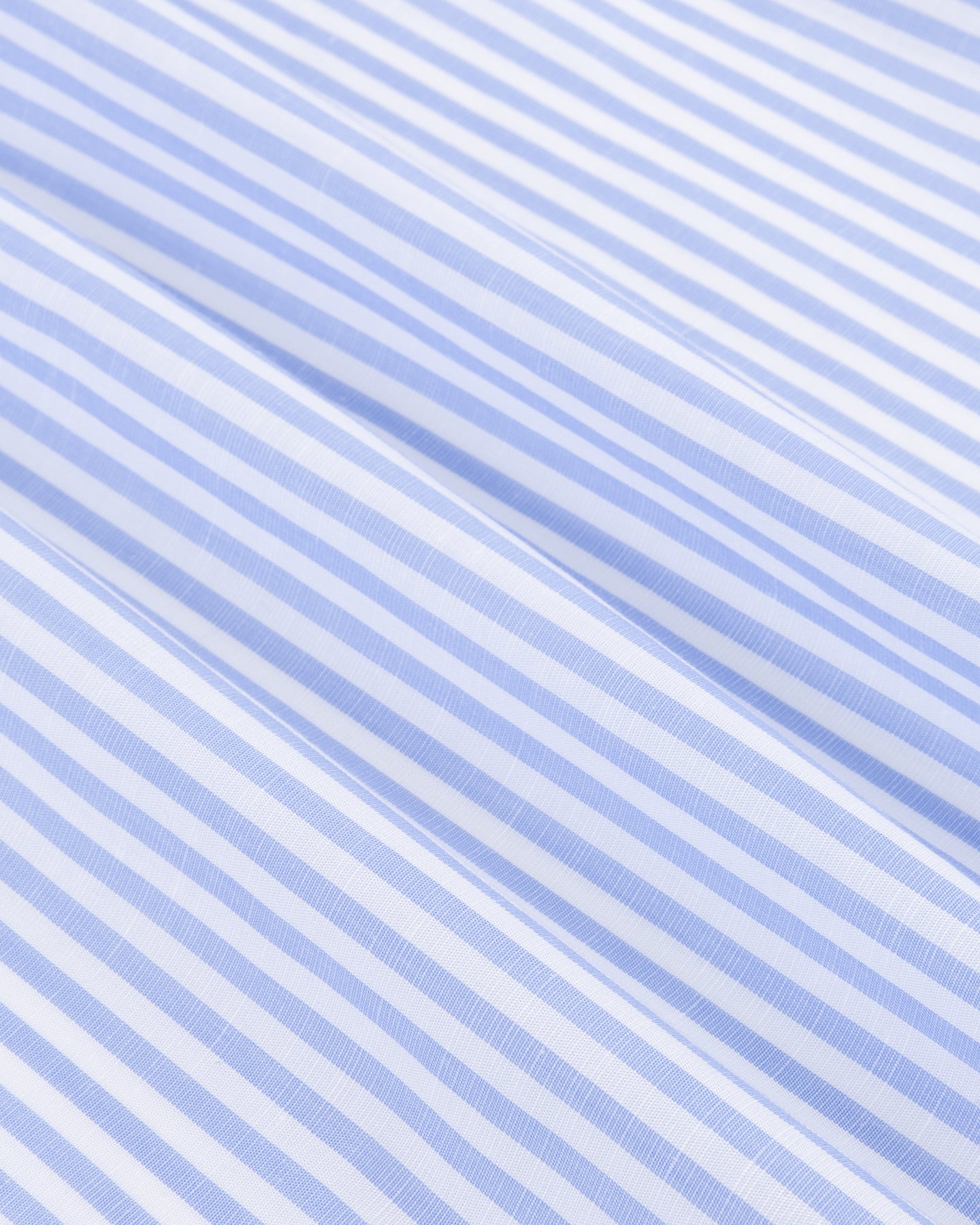 Light blue cotton linen bengal stripe cotton linen fabric
