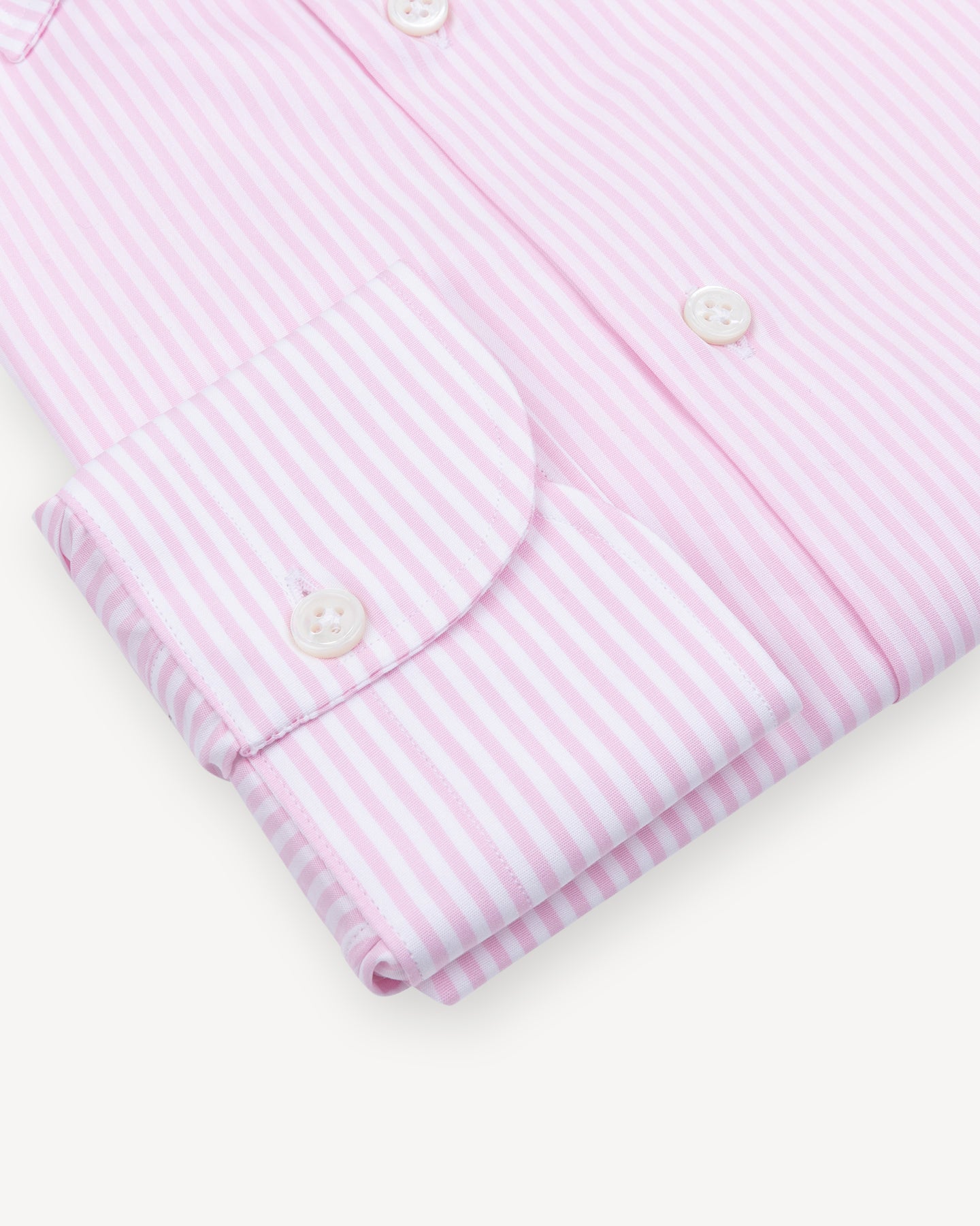 Pink Bengal Stripe Spread Collar Shirt