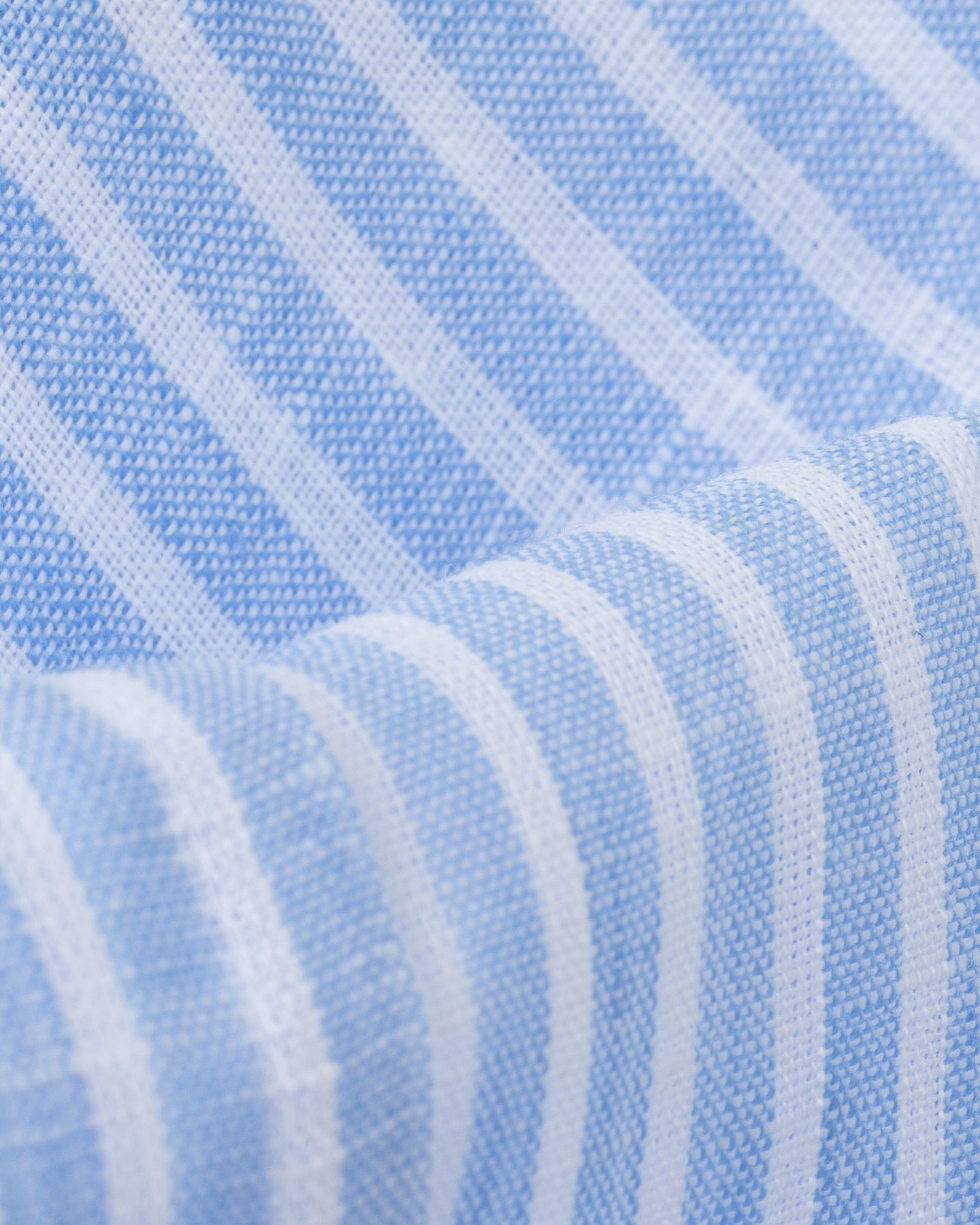 Light blue reverse stripe linen shirt fabric