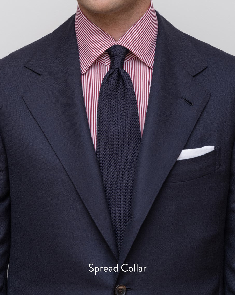 Grandi & Rubinelli Light Blue Twill Shadow Stripe 140s