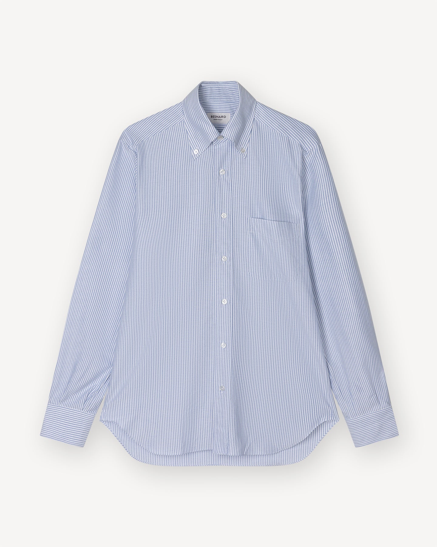 Blue University Stripe OCBD Shirt