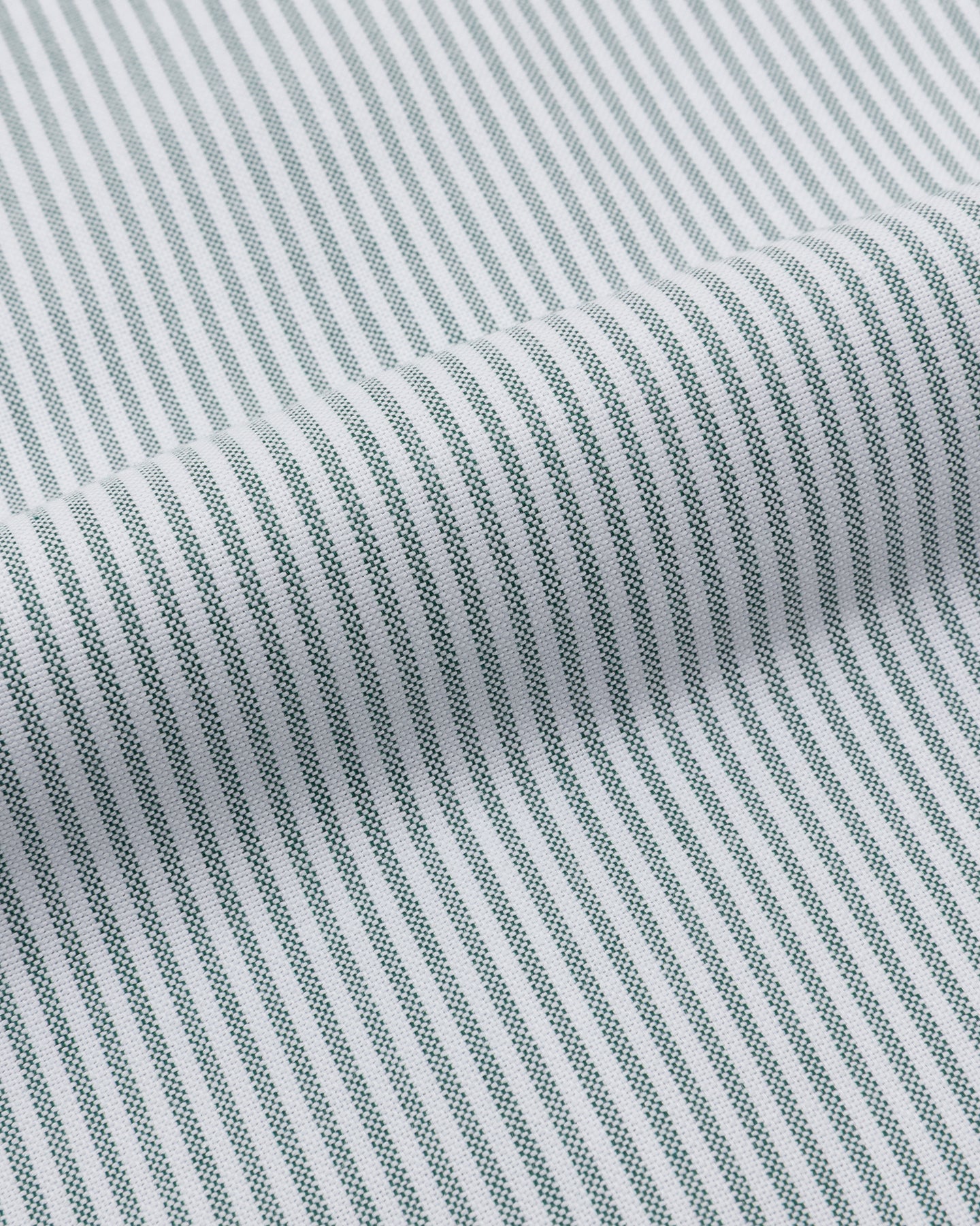 Green University Stripe Oxford Cloth Button Down Shirt