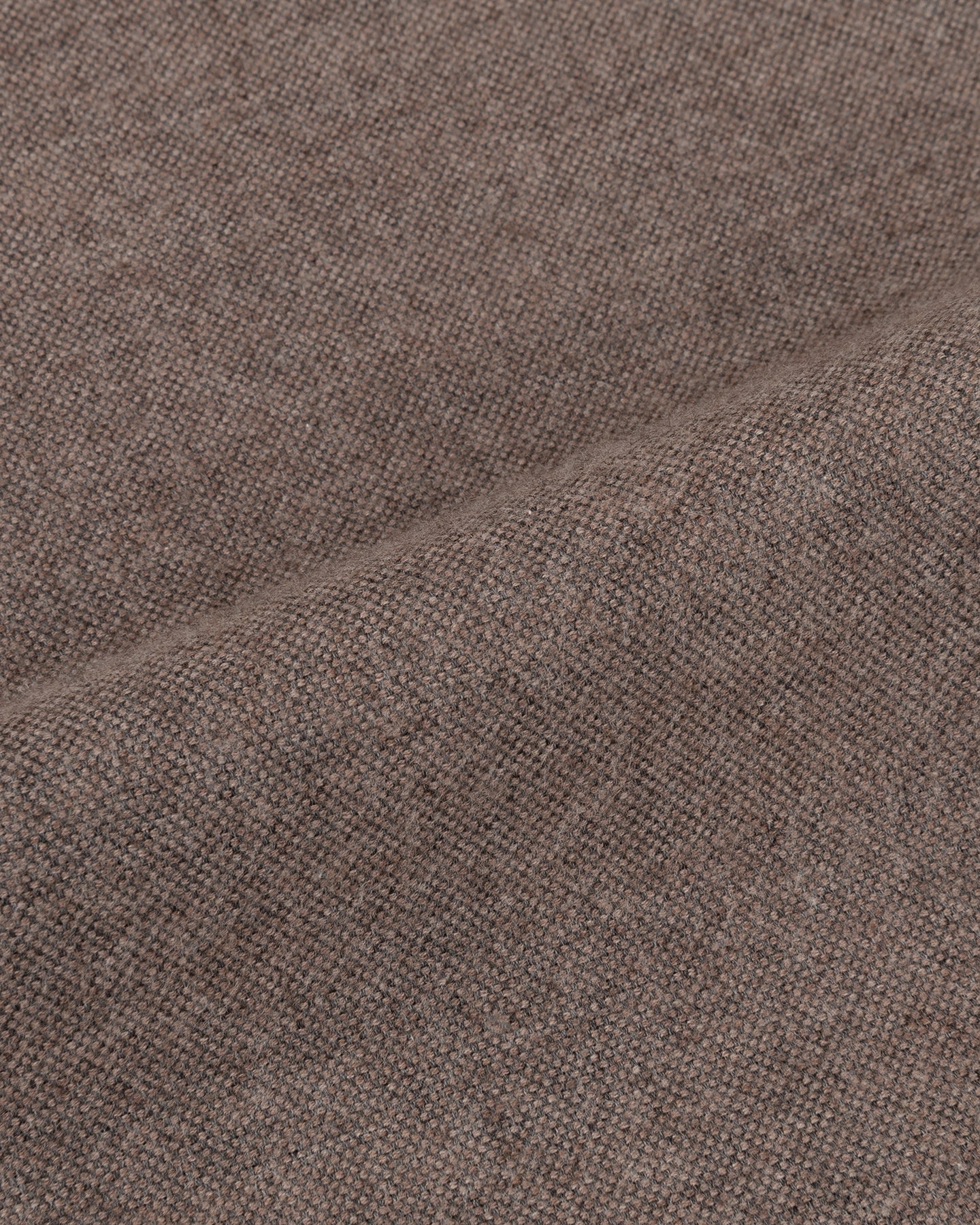 Taupe brushed cotton oxford cloth