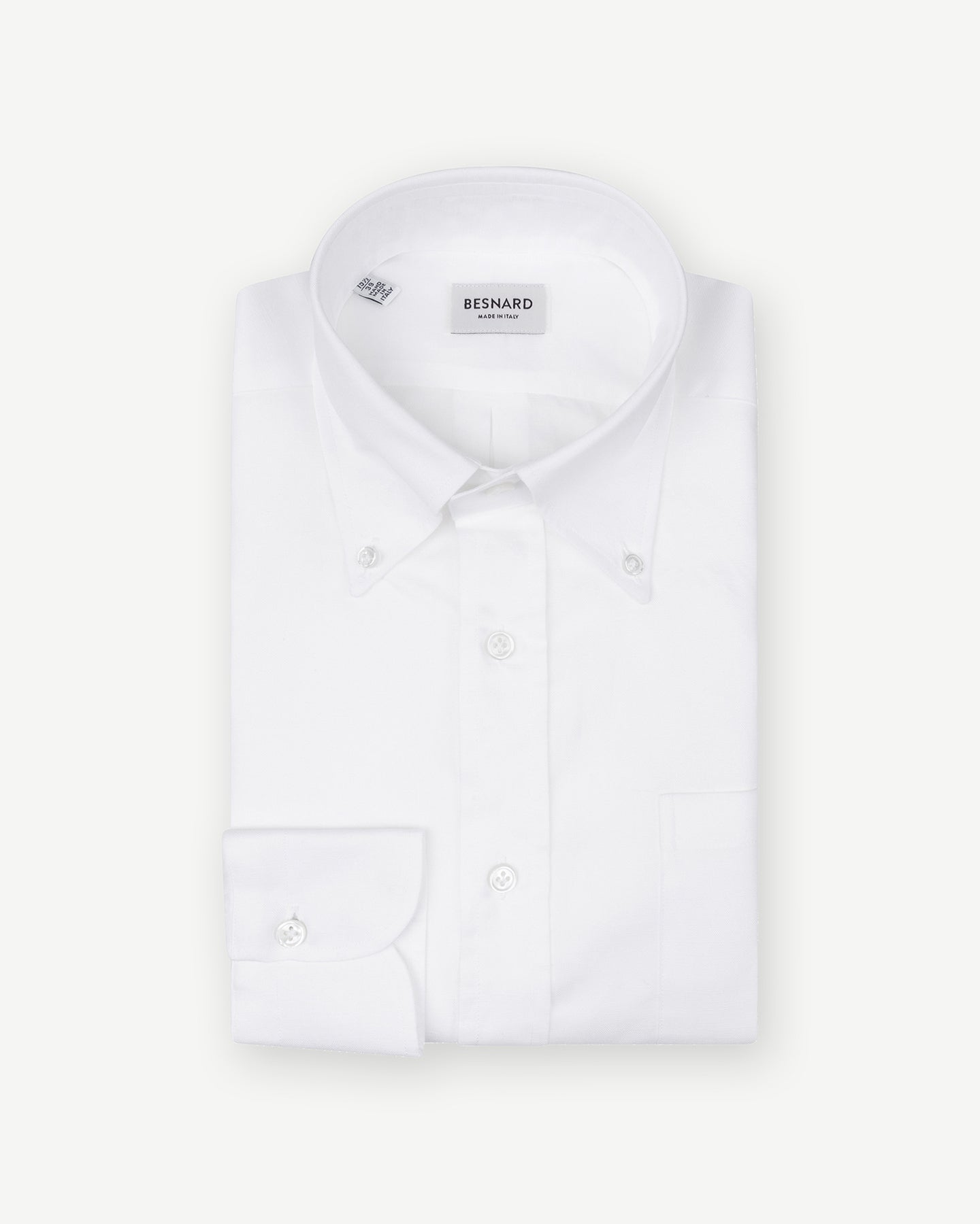 White cotton linen shirt