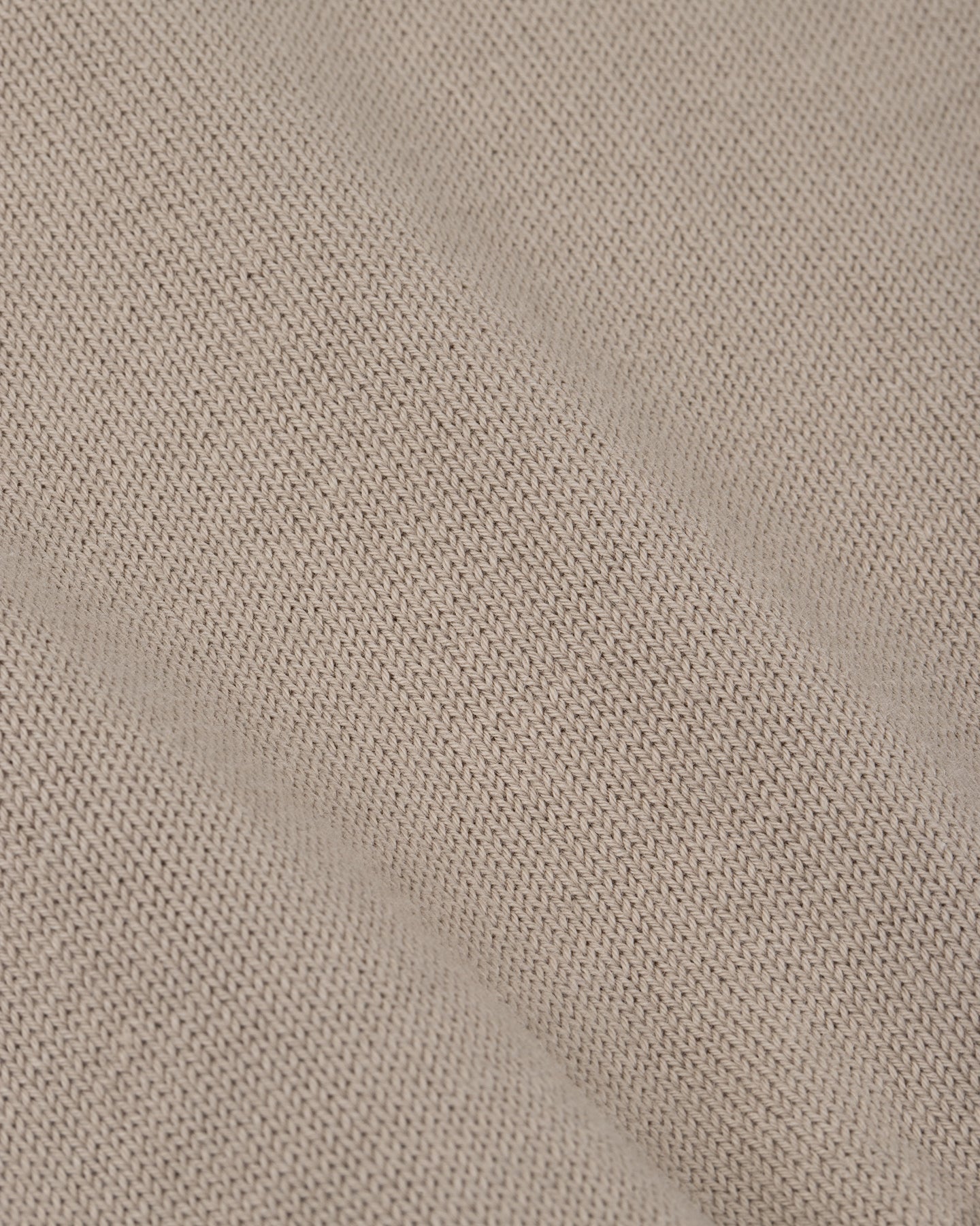 Beige fine gauge organic cotton