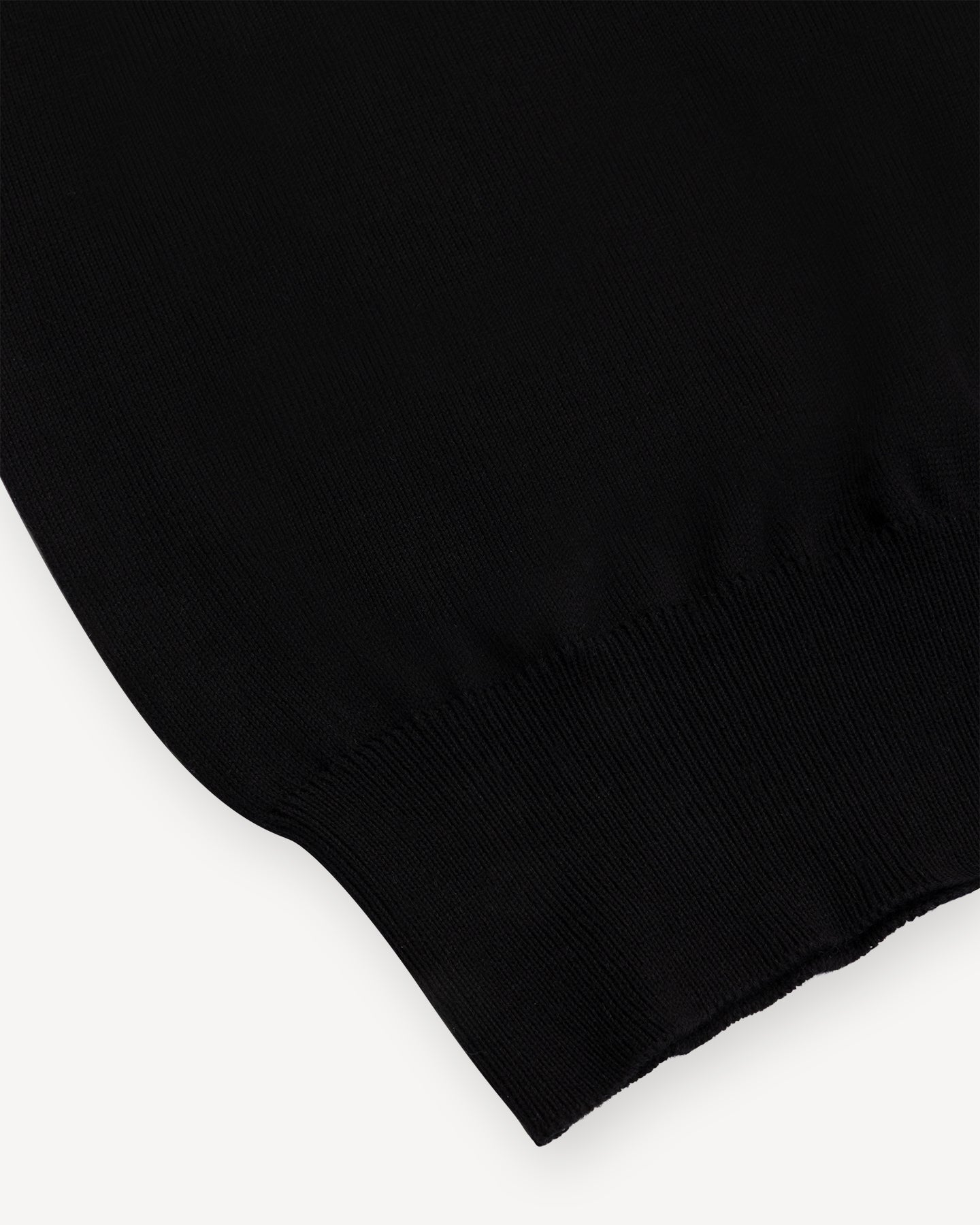 Black Cotton Skipper Polo