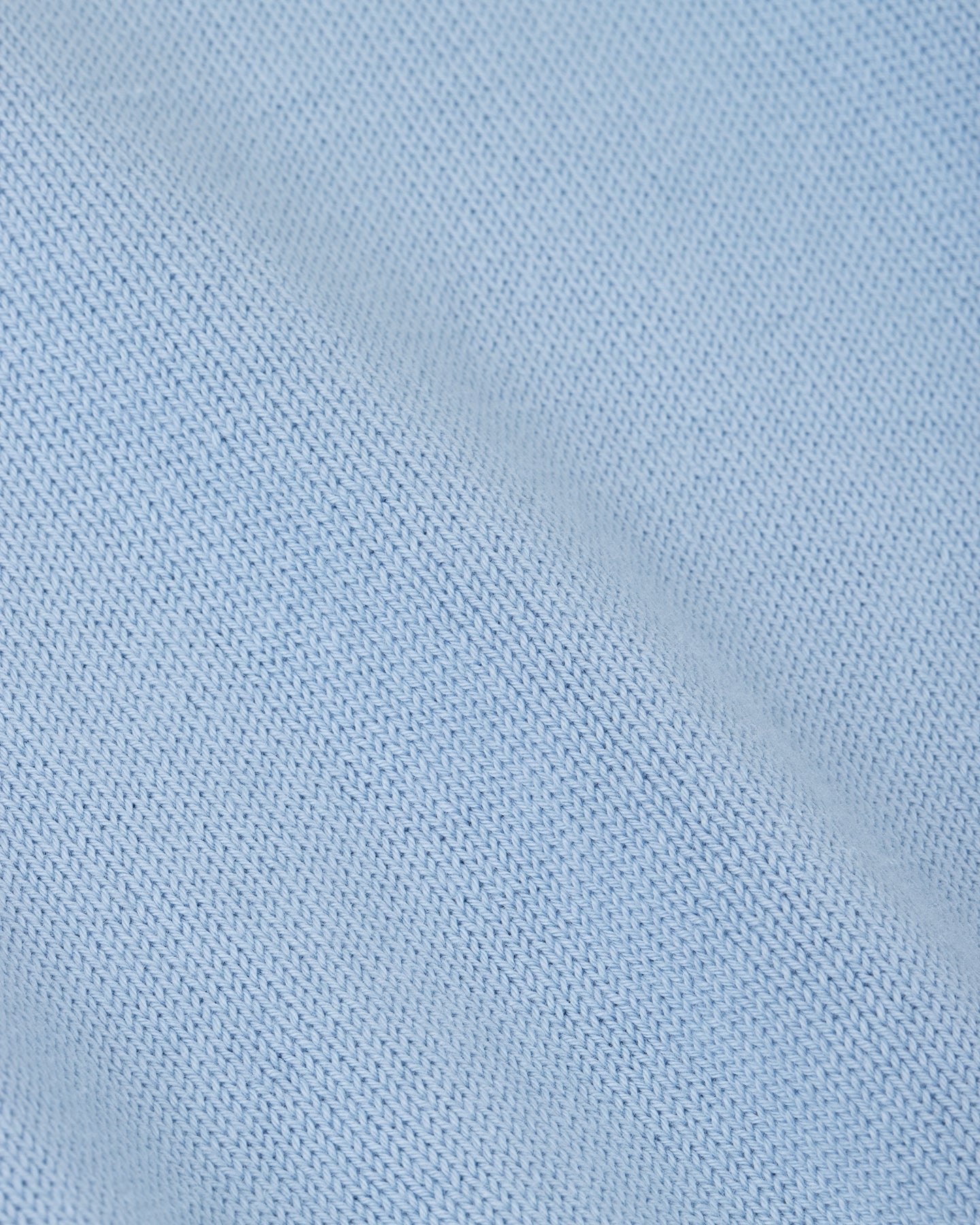 Light blue fine gauge organic cotton