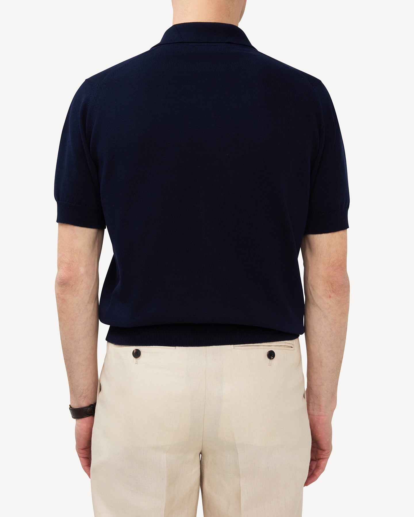 Navy Cotton Skipper Polo