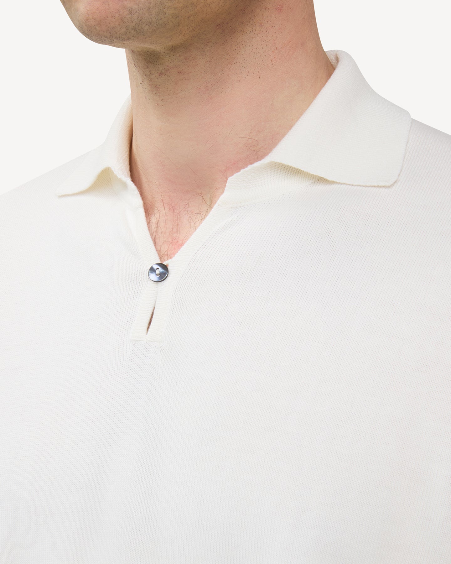 White Cotton Skipper Polo