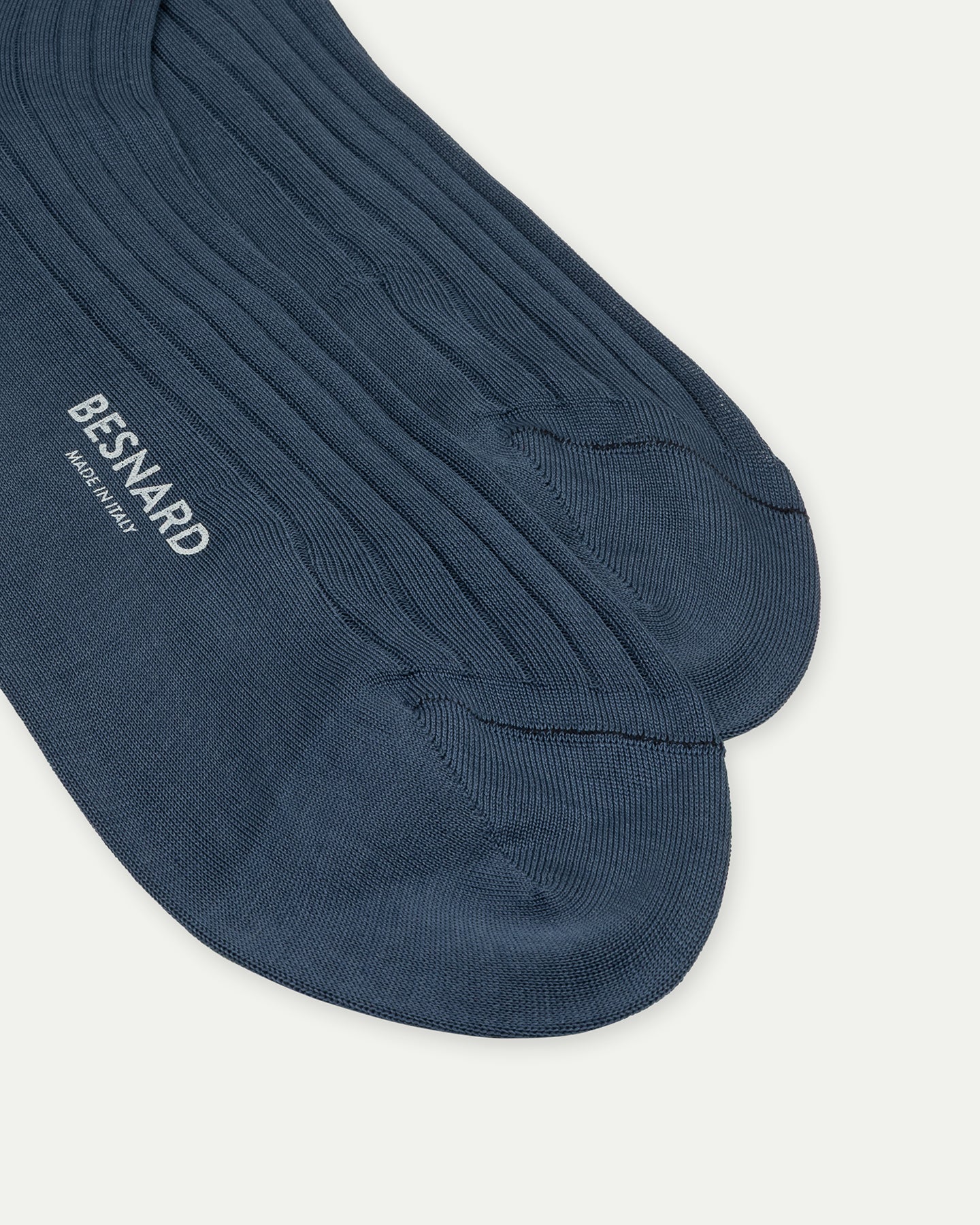 Air Force Blue Cotton Knee High Socks