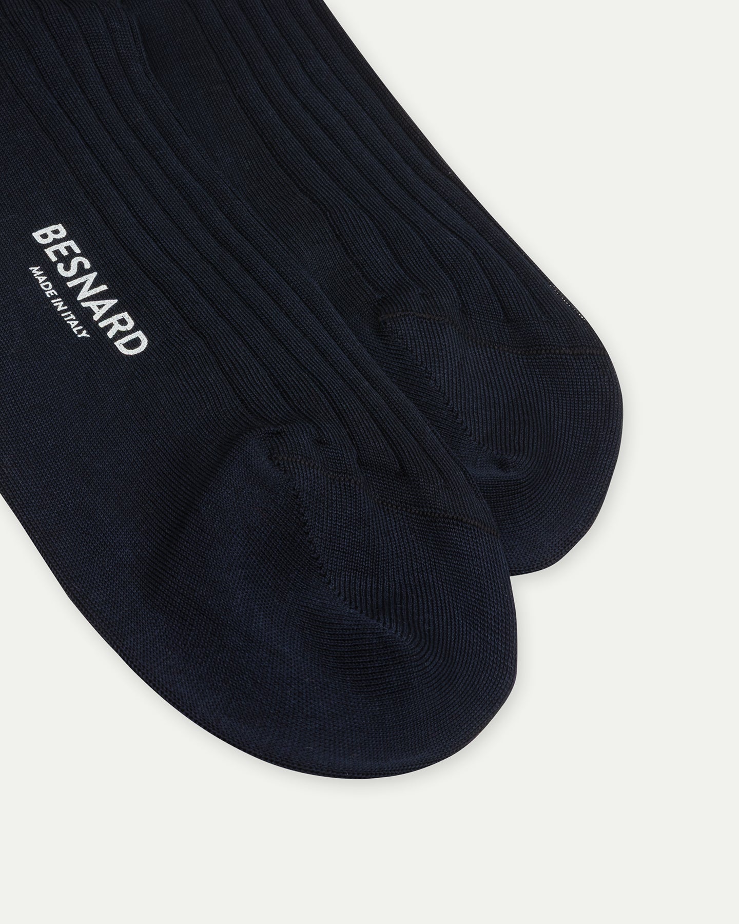 Navy Cotton Knee High Socks