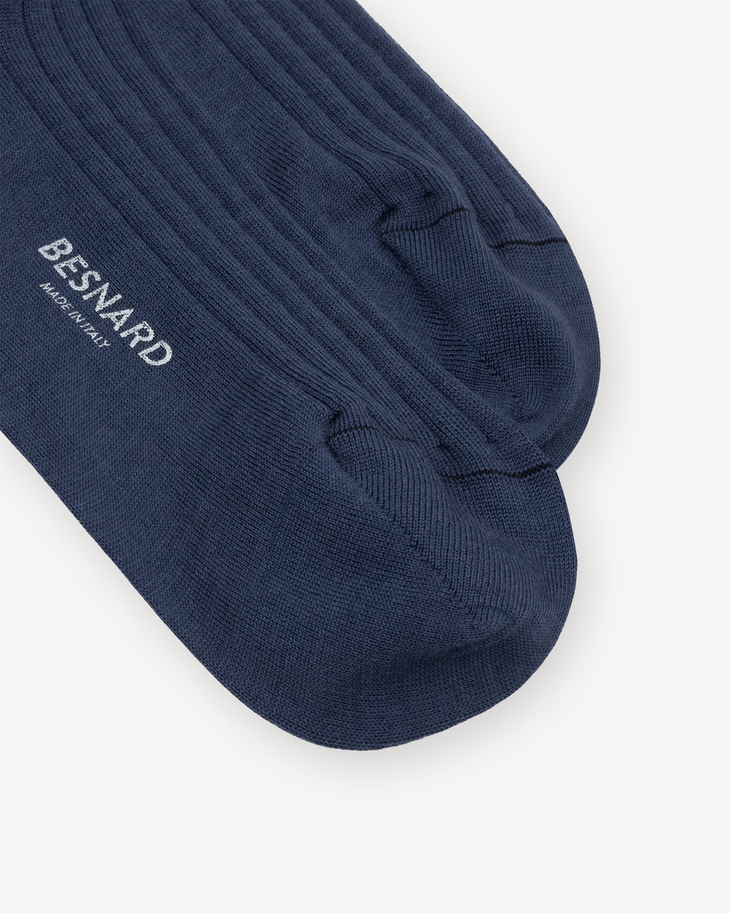 Air Force Blue Wool Knee High Socks