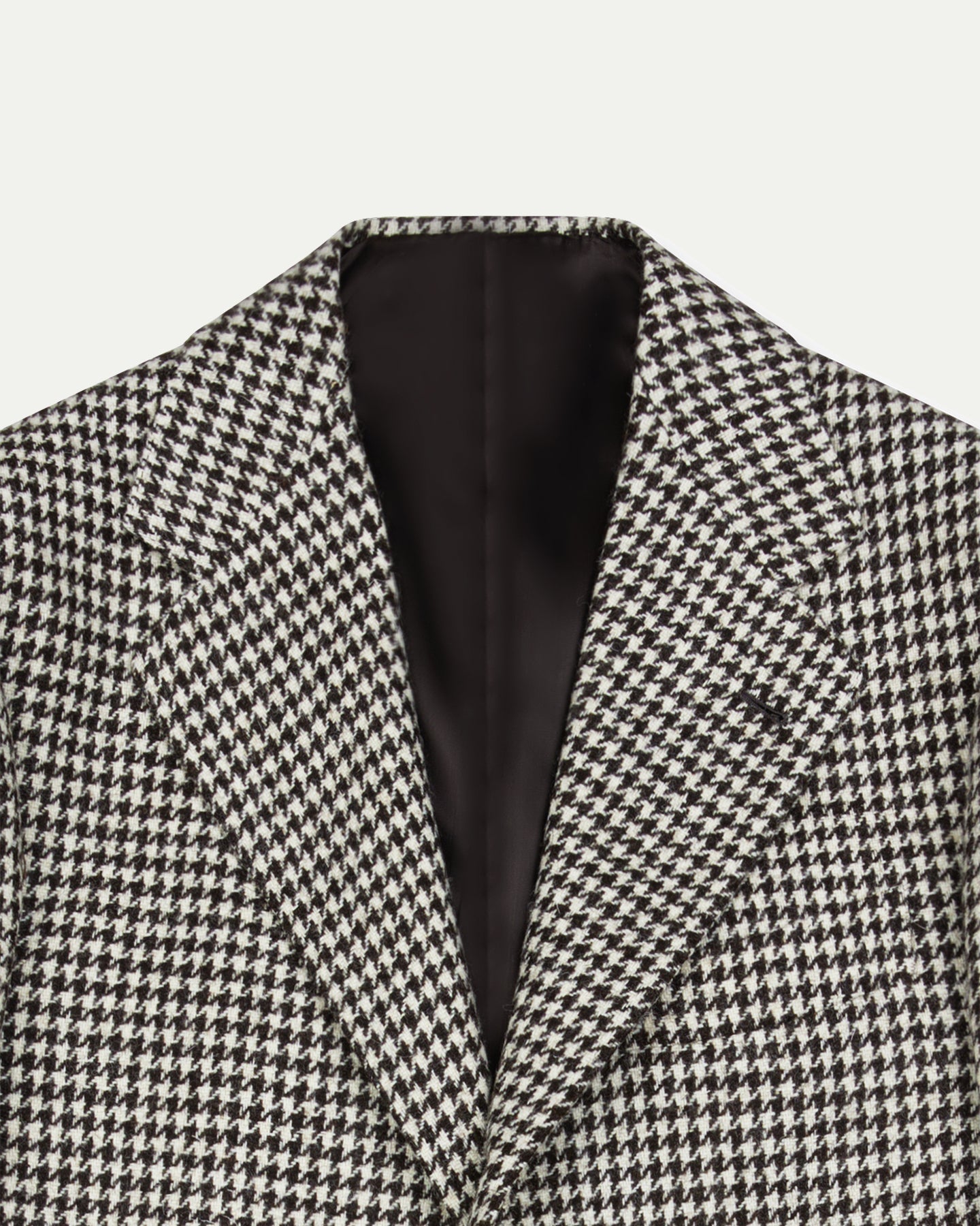 Sport Coat Black / White Houndstooth Wool