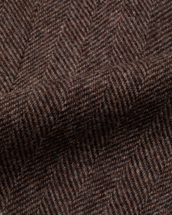 Sport Coat Brown Herringbone Tweed