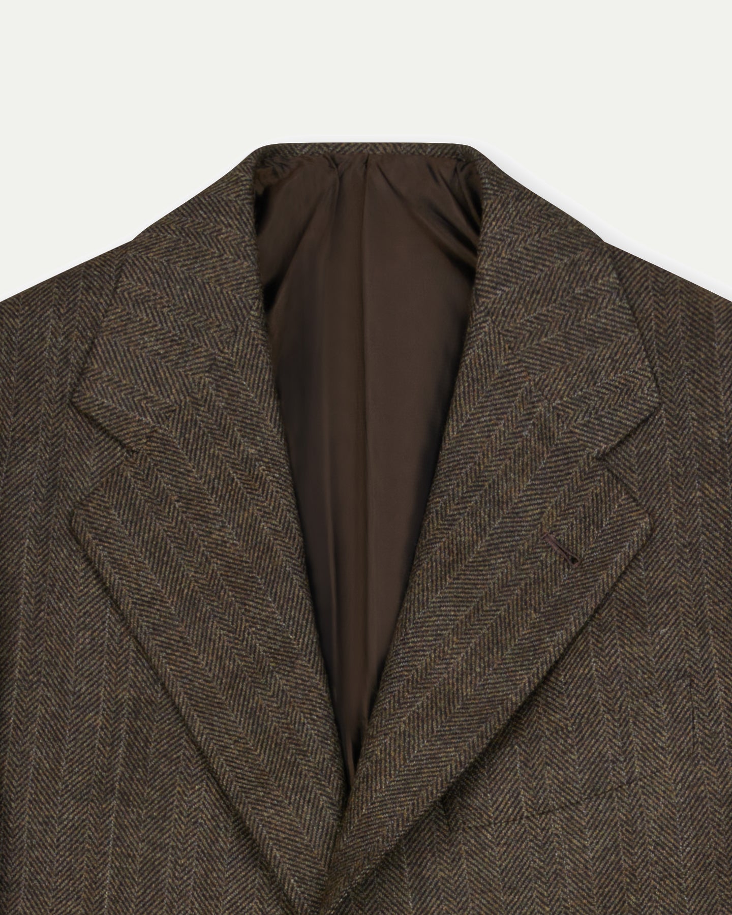 Sport Coat Brown Herringbone