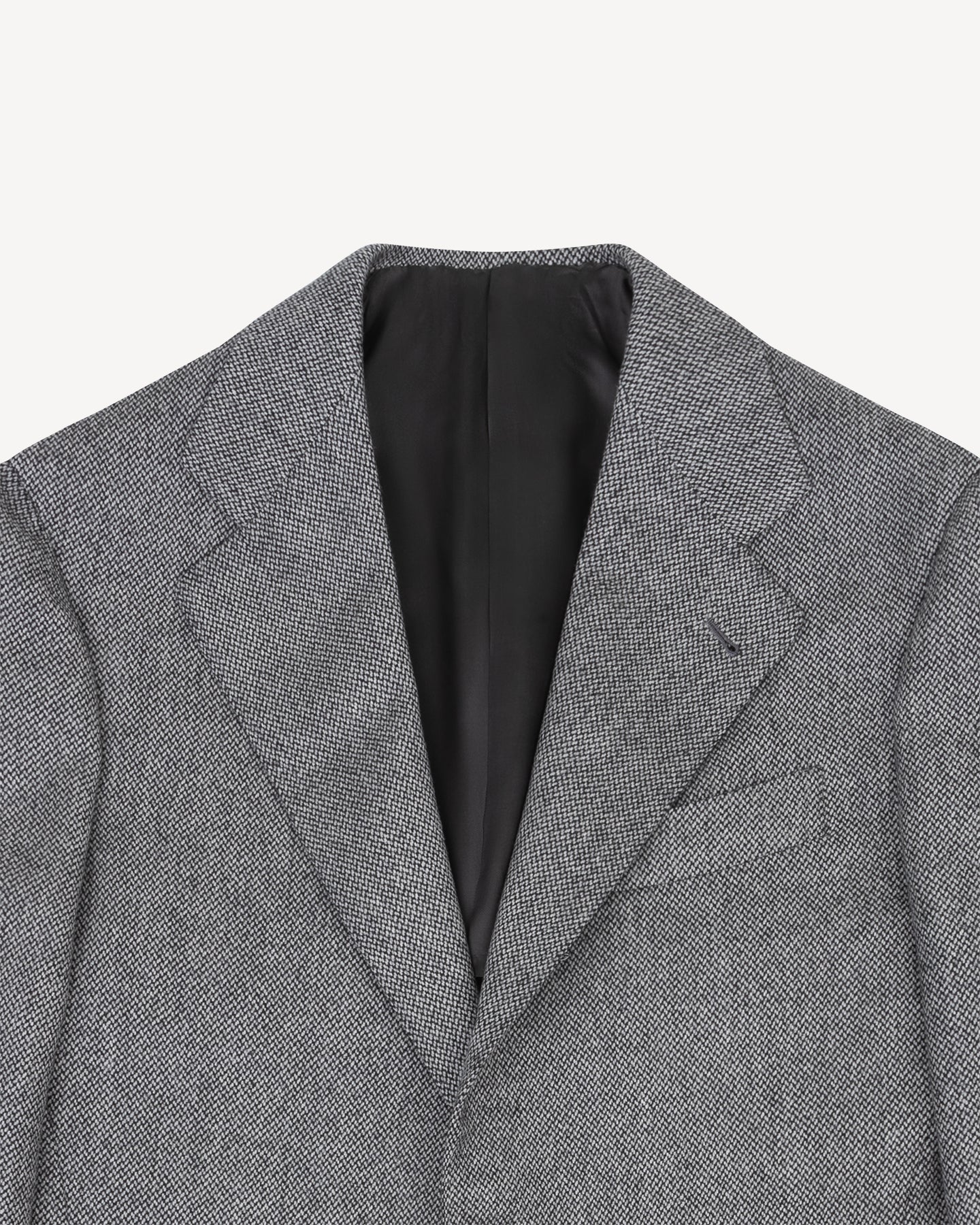 Grey Broken Twill wingle breasted sport coat with notch lapels