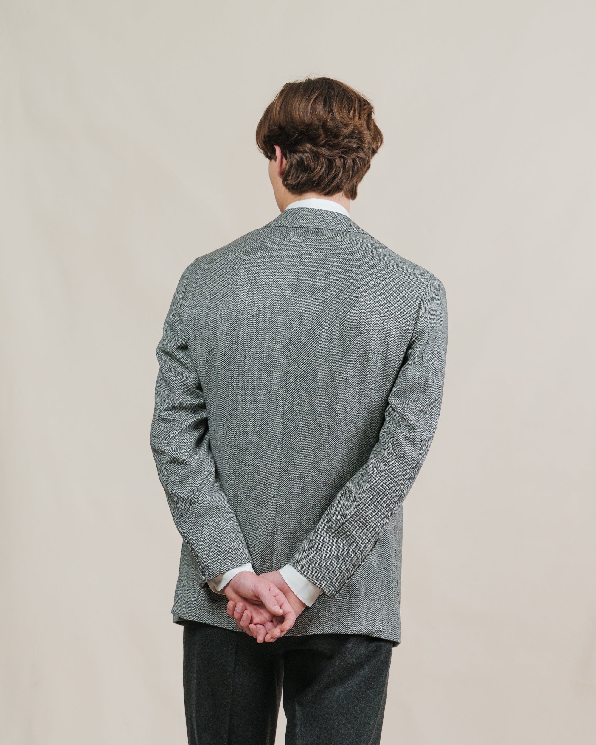 Grey Wool Cashmere Sport Coat