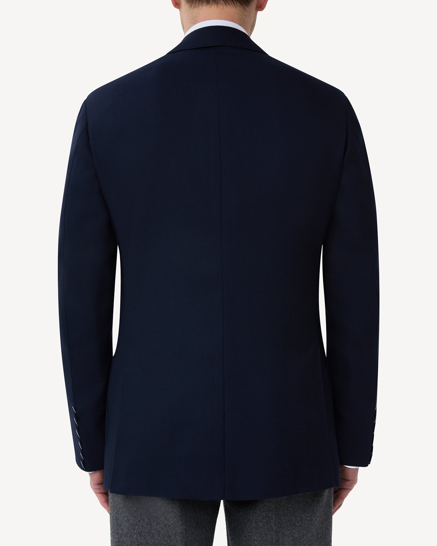 Navy Hopsack Sport Coat