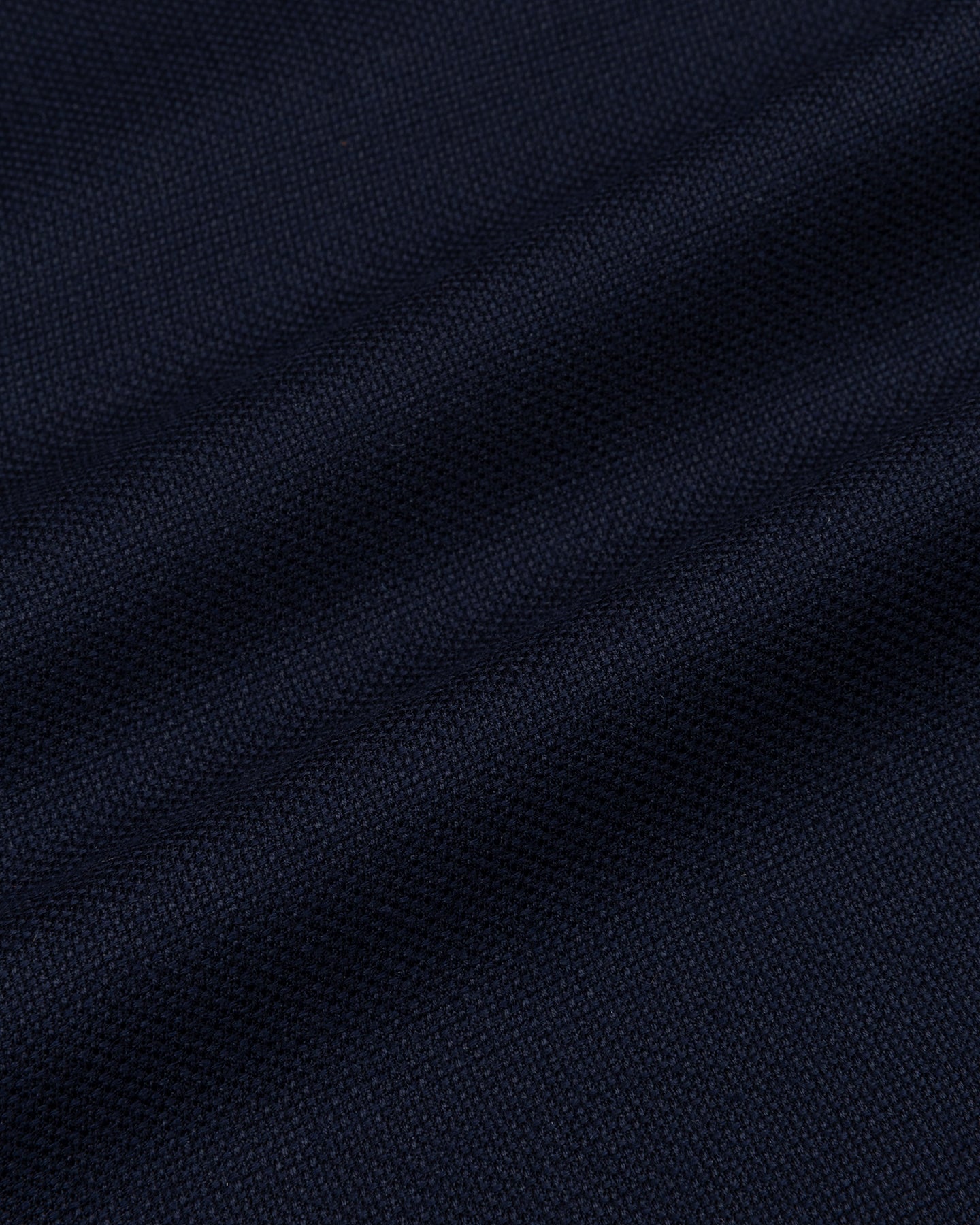 Navy super 130 merino wool hopsack