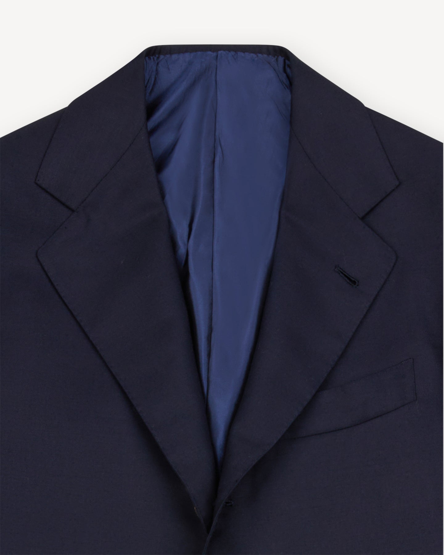 Navy Hopsack Suit