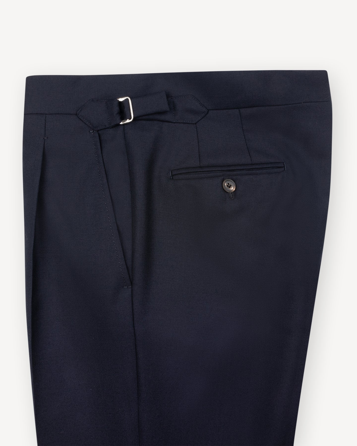 Navy Hopsack Suit