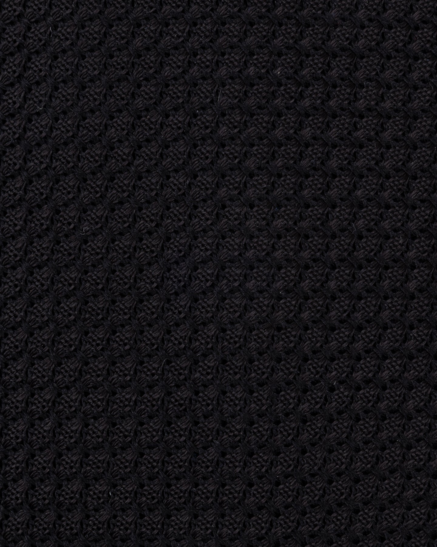 Black Garza Grossa grenadine silk