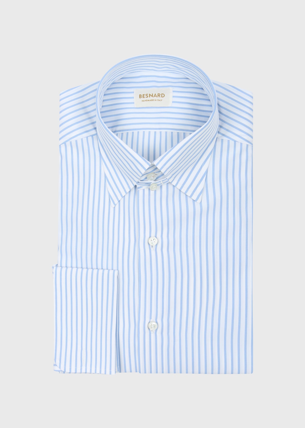 Thomas Mason Poplin 120s Pencil Stripe