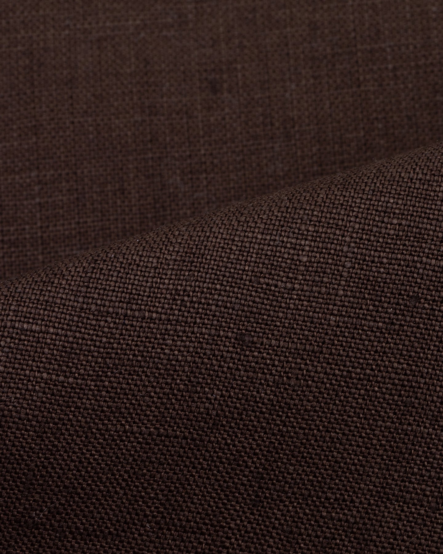 Dark Brown Irish Linen Trousers