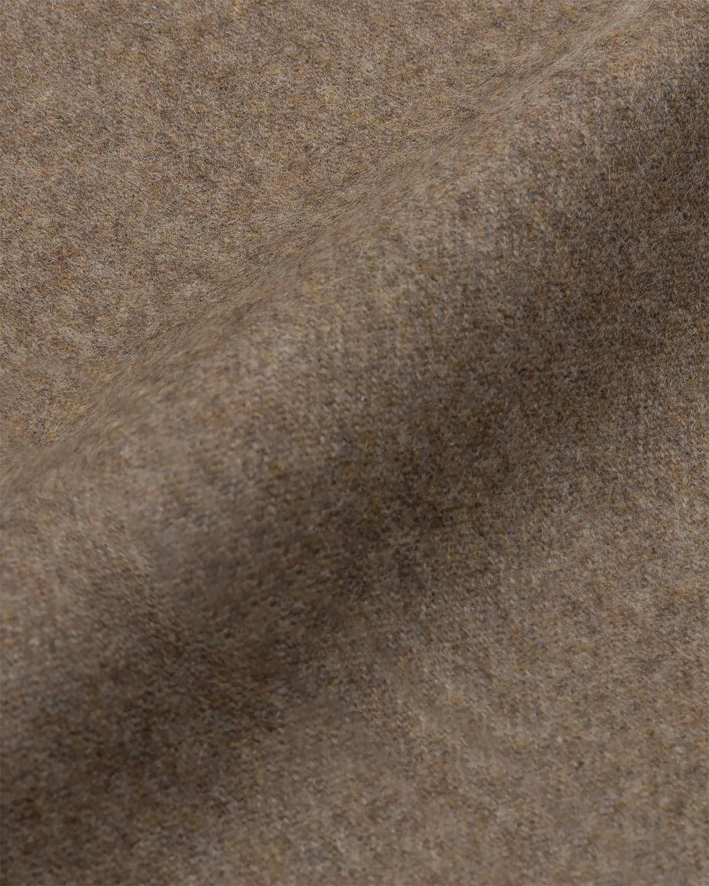 Close up of fawn flannel fabric