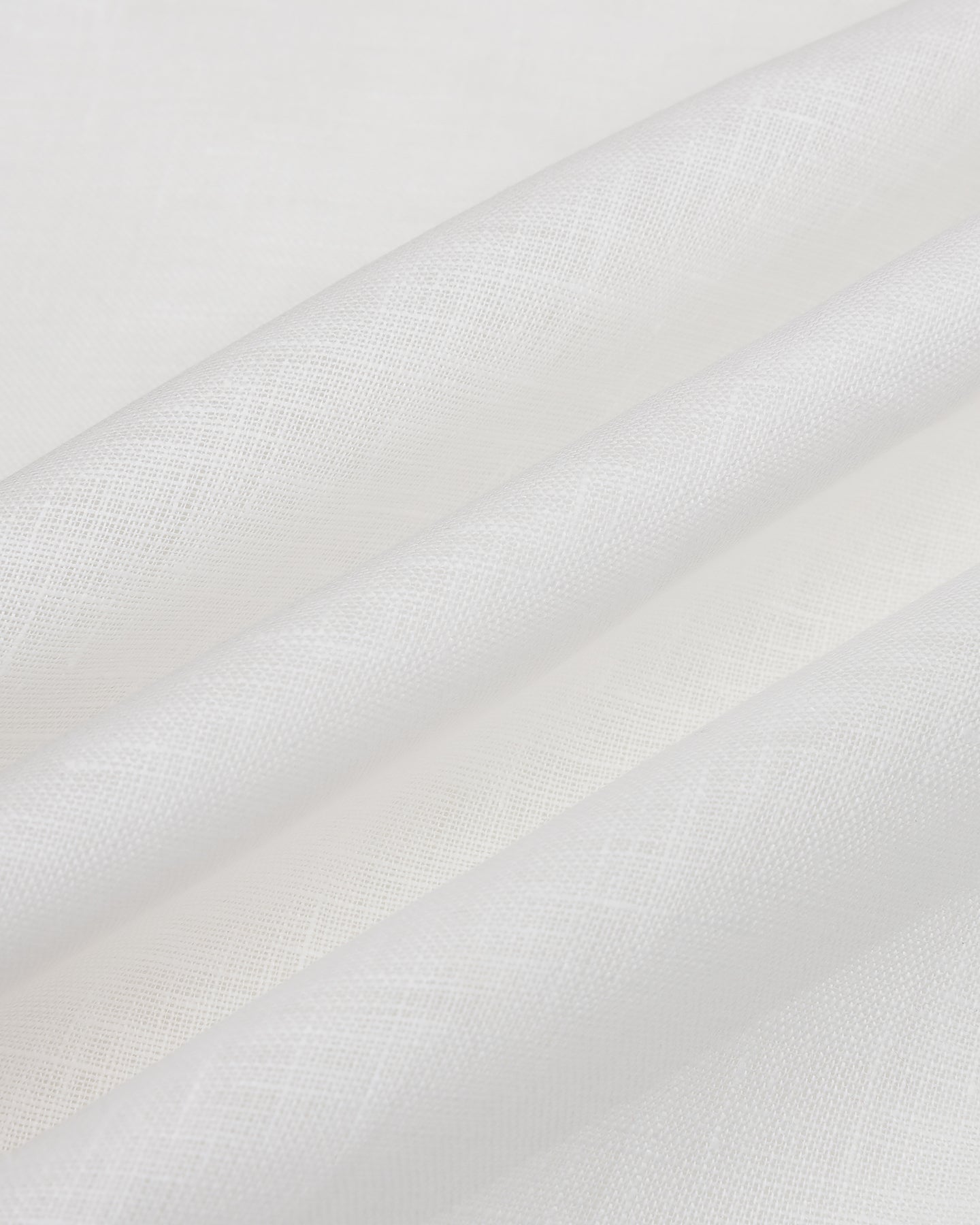 White Italian linen fabric