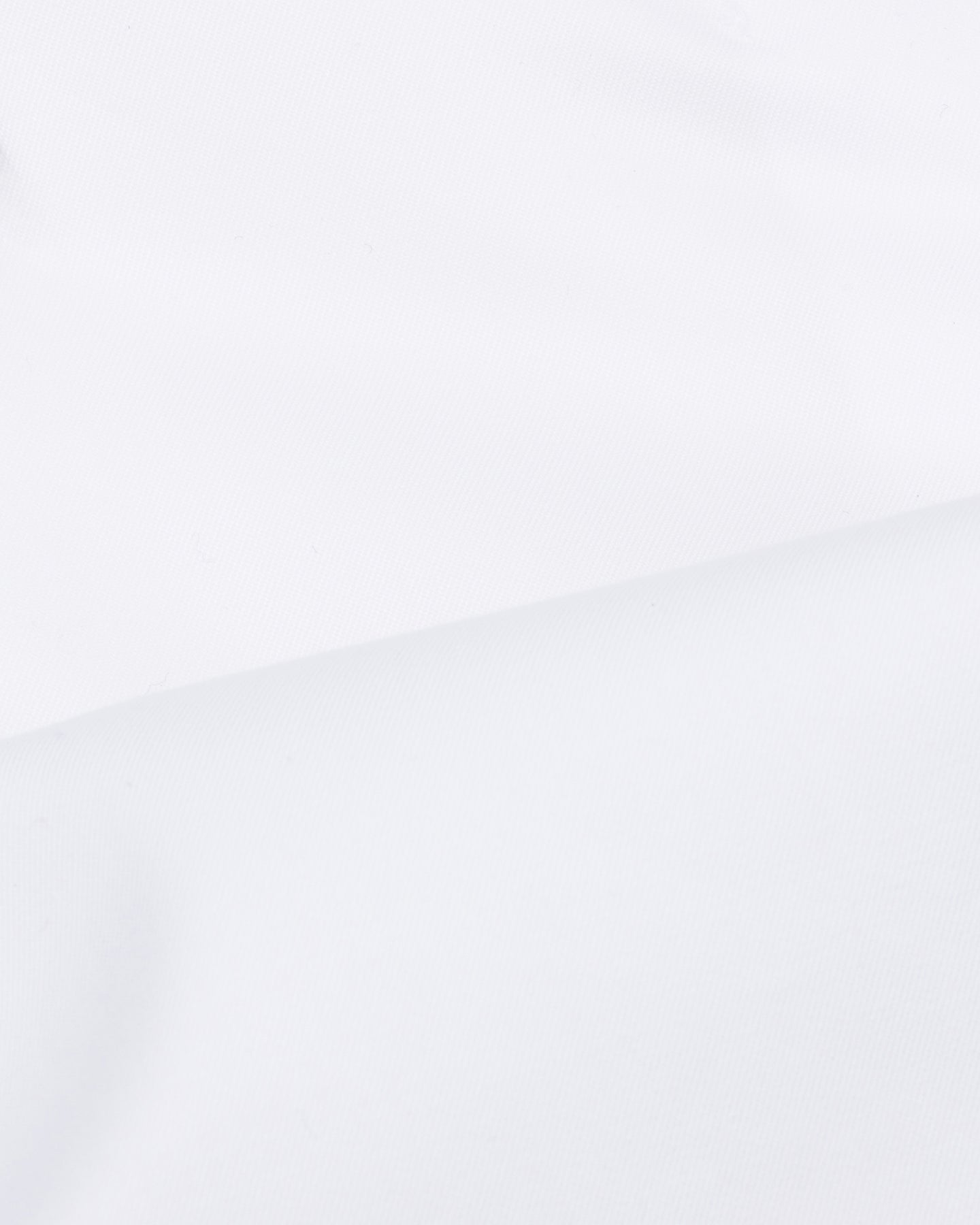 A white twill shirt fabric