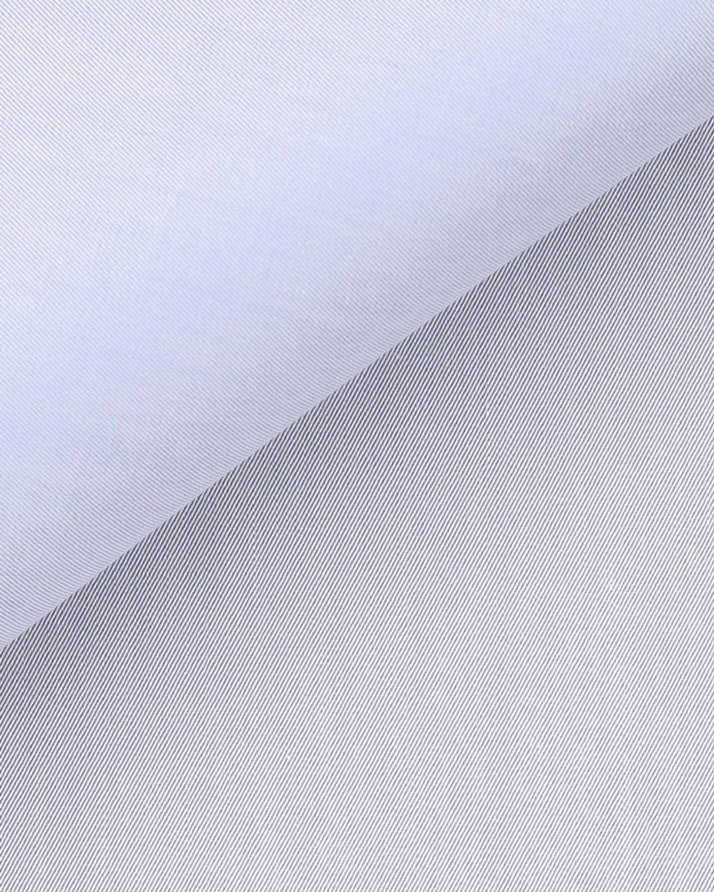 Light blue twill shirt fabric by Thomas Mason