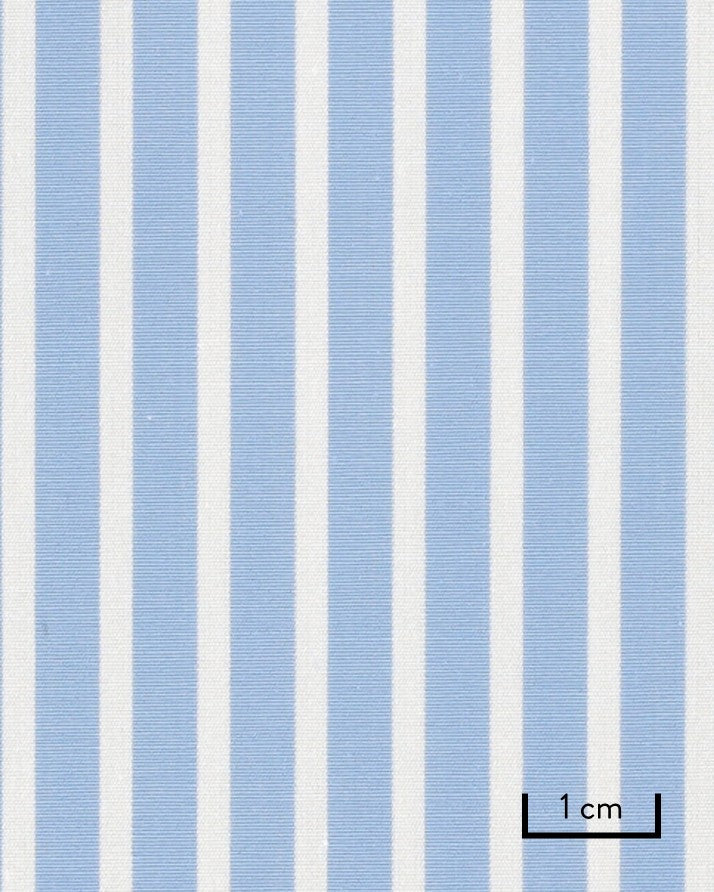 Thomas Mason Light Blue Reverse Stripe 120s