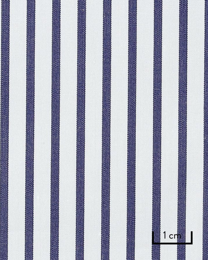 Thomas Mason Navy Pencil Stripe 120s