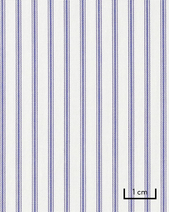 Thomas Mason Dark Blue Multi Stripe 120s