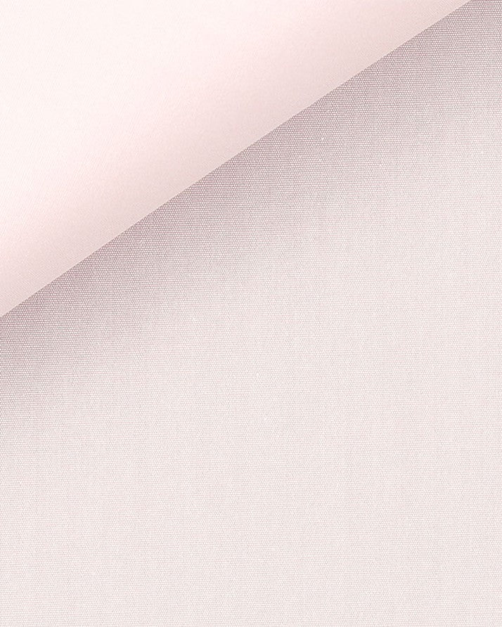 Pink poplin Portland shirt fabric by Thomas Mason