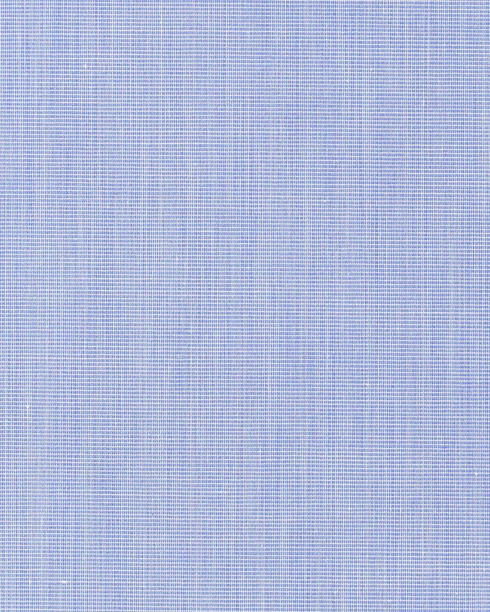 Light blue non-iron end-on-end poplin shirt fabric by Thomas Mason