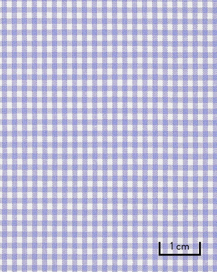 Thomas Mason Blue Gingham Zephyr