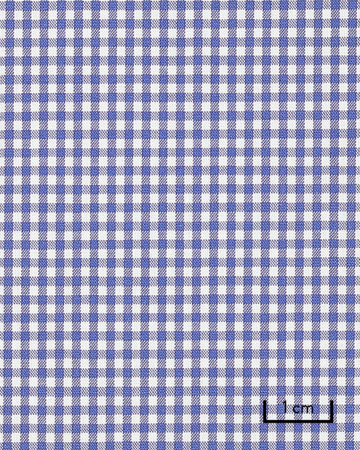 Thomas Mason Navy Gingham Zephyr