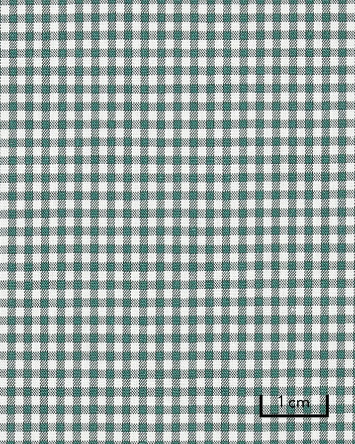 Thomas Mason Green Gingham Zephyr
