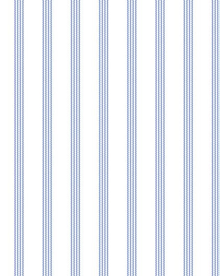 Grandi & Rubinelli White Poplin Multi Stripe 140s