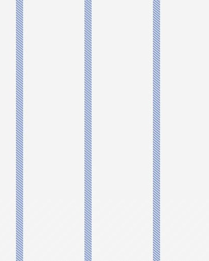 Grandi & Rubinelli Light Blue Twill Pencil Stripe 140s