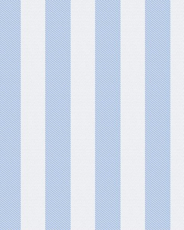 Grandi & Rubinelli Light Blue Twill Wide Stripe 140s